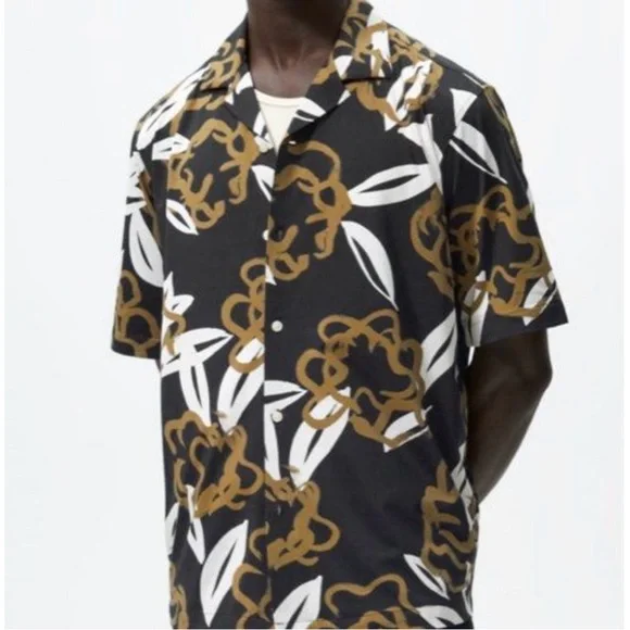 Zara Men’s Jacquard Shirt - Picture 1 of 5